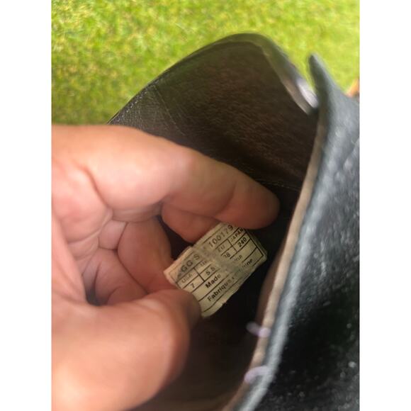 Ugg Deanna Black Suede Biker Mid Calf Boots Stylish Moto Chic Edgy Size 7 - Picture 12 of 12